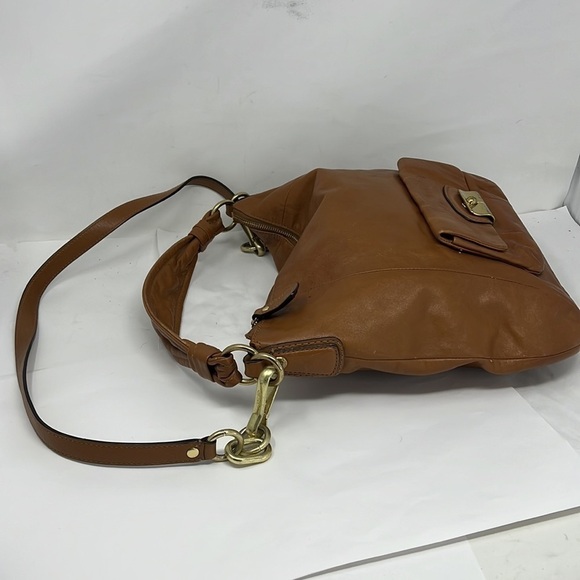 Coach Kristin 14783 Brown Leather Shoulder Crossbody Bag - Picture 7 of 14